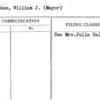 Callahan, William J. (Mayor)