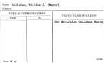 Callahan, William J. (Mayor)