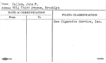 Callam, John F.