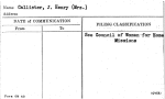 Callister, J. Henry (Mrs.)