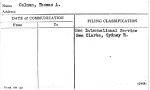 Calnan, Thomas A.
