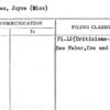 Caludes, Joyce (Miss)