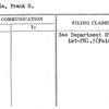 Cambria, Frank G.