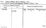 Cameron Metal Tape Company, Inc.