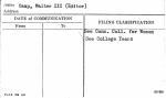 Camp, Walter III (Editor)