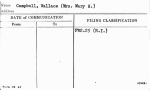 Campbell, Wallace (Mrs. Mary H.)