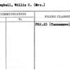 Campbell, Willis C. (Mrs.)