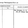 Camp George Washington-Fire at