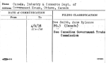 Canada, Industry & Commerce Dept. of