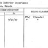 Canada Interior Department