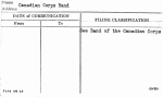 Canadian Corps Band