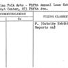Canadian Folk Arts - Fifth Annual Loan Exhibition