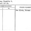 Canning, Franklin V.