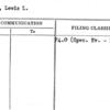 Cantor, Lewis L.