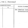 Carey, John L. (Secretary)