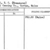 Carll, E.C. (Treasurer)