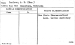Carlson, A.E. (Mrs.)