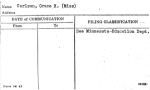 Carlson, Grace H. (Miss)