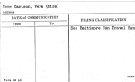 Carlson, Vera (Miss)