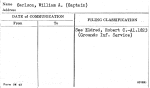 Carlson, William A. (Captain)