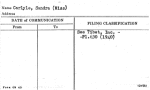 Carlyle, Sandra (Miss)