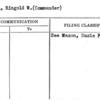 Carman, Ringold W. (Commander)