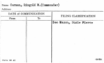 Carman, Ringold W. (Commander)