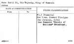 Carol II, His Majesty, King of Rumania