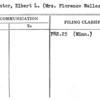 Carpenter, Elbert L. (Mrs. Florence Welles)
