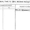 Carpenter, Fred. G. (Mrs. Mildred Bailey)
