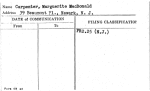 Carpenter, Marguerite MacDonald