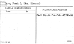 Carr, Frank C. (Mrs. Eleanor)
