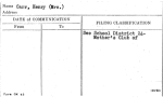Carr, Henry (Mrs.)