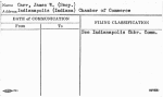 Carr, James W. (Secy.)