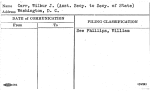 Carr, Wilbur J. (Asst. Secy. to Secy. of State)