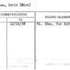 Carranza, Doris (Miss)