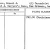 Carrere, Ernest A.
