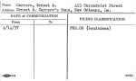 Carrere, Ernest A.