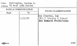 Carrington, George D.