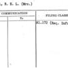 Carrol, R.E.L. (Mrs.)