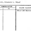 Carroll, Elizabeth L. (Miss)