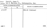 Carroll, James F.