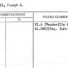 Carroll, Joseph A.
