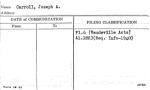 Carroll, Joseph A.