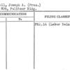 Carroll, Joseph A. (Pres.)