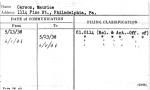 Carson, Maurice