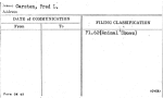 Carsten, Fred L.