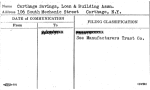 Carthage Savings, Loan & Building Assn.