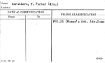 Caruthers, F. Porter (Mrs.)
