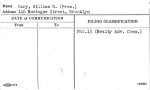 Cary, William H. (Pres.)